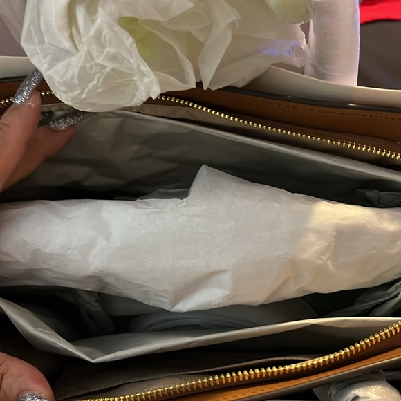 Jet set brand new with tags satchel and matching wallet! Comes with strap! - Picture 5 of 12